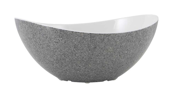 Gimex Premium Melamine Salad Bowl - Granite Grey