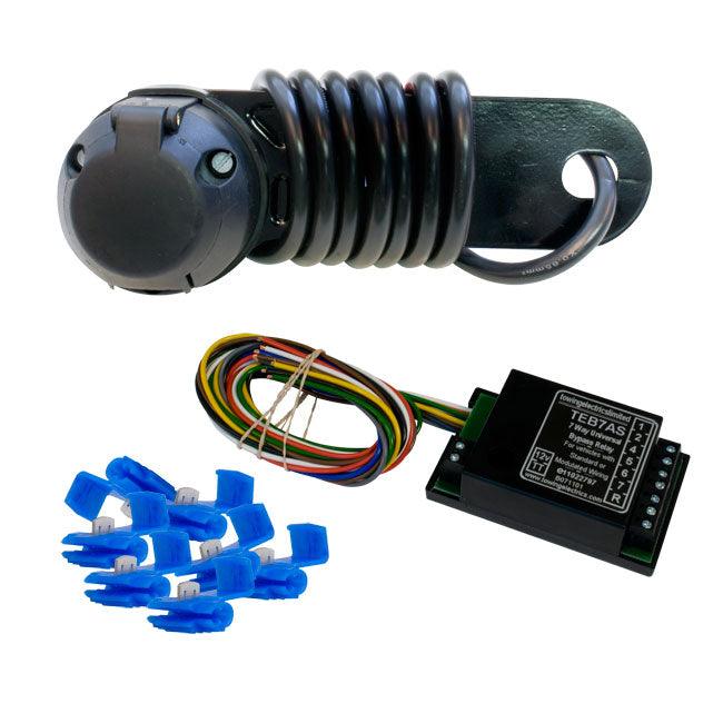 7-Pin N-Type Universal Towbar Wiring Kit with Bypass Relay