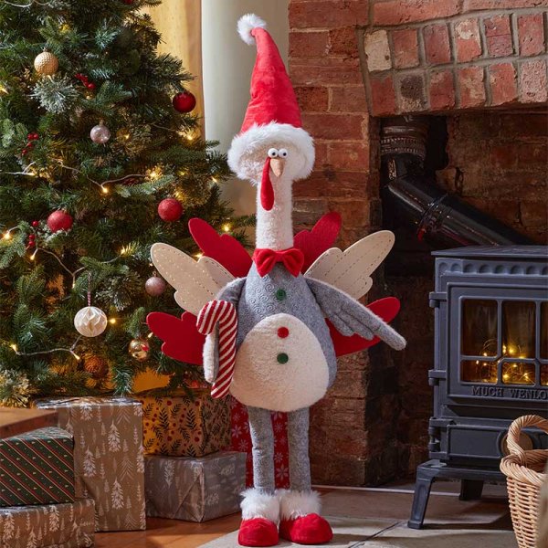 Three Kings Xmas Turkey Plush - Sir Gobble-A-Lot 140cm