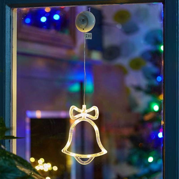 Window Decoration Bell - Warm White