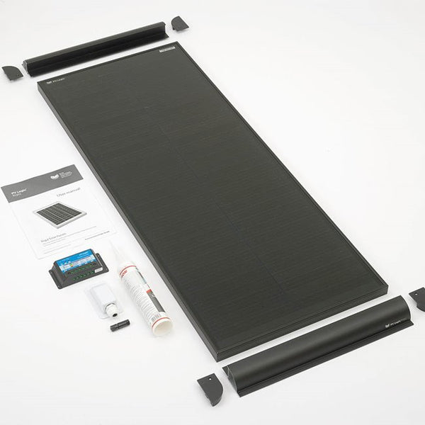PV Logic 100W Rigid MHD Solar Panel Roof Kit