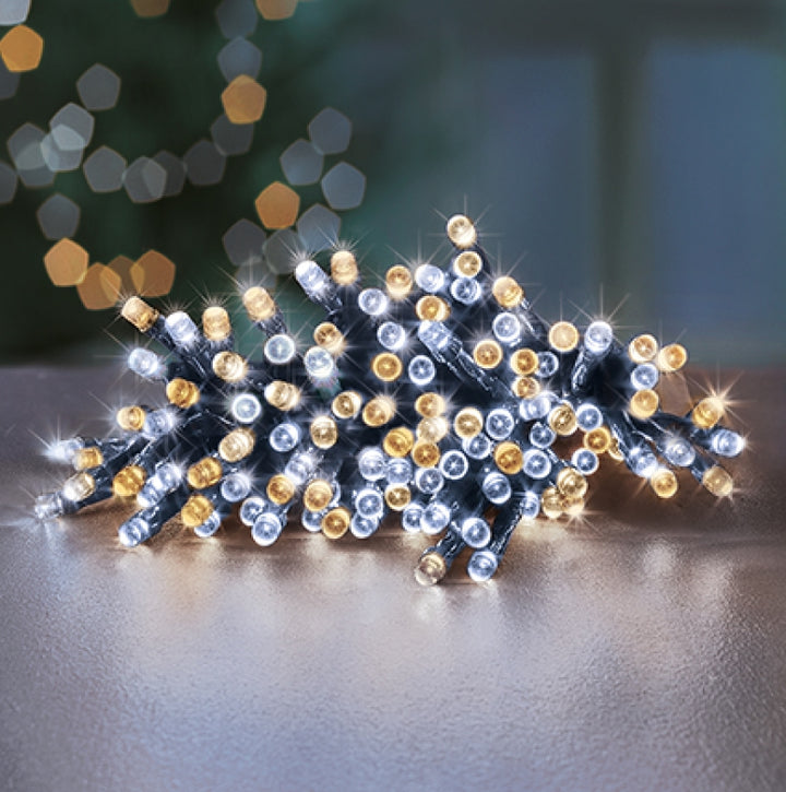 Premier 100 White & Warm White LED Lights - Battery Operated - Towsure