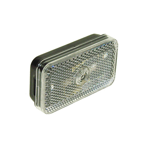 Front Slimline Clear Marker Light 12V