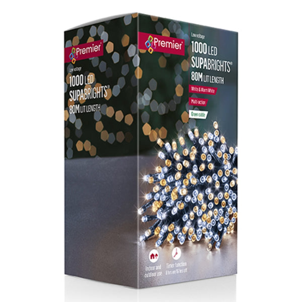 Premier 1000 White & Warm White LED Lights - Multi Action