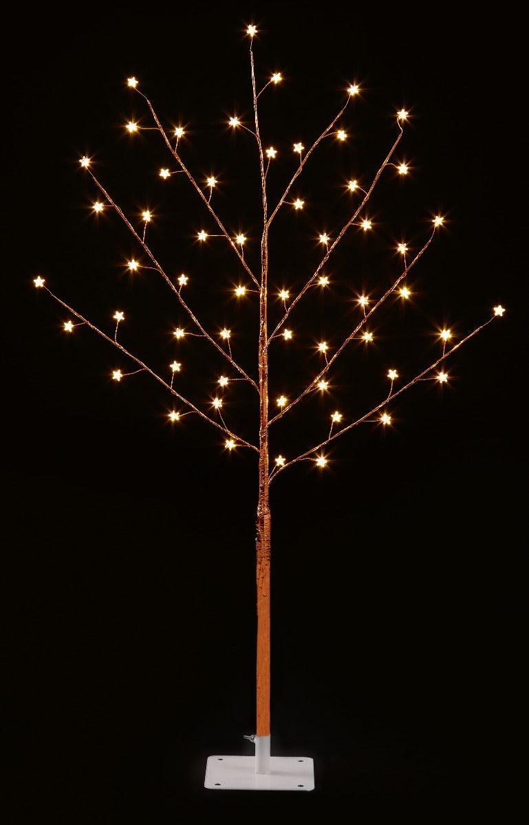 90cm Copper Tree Warm White LED