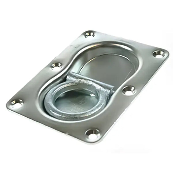 Double Recessed Lashing Ring Plate for Cargo Anchorage
