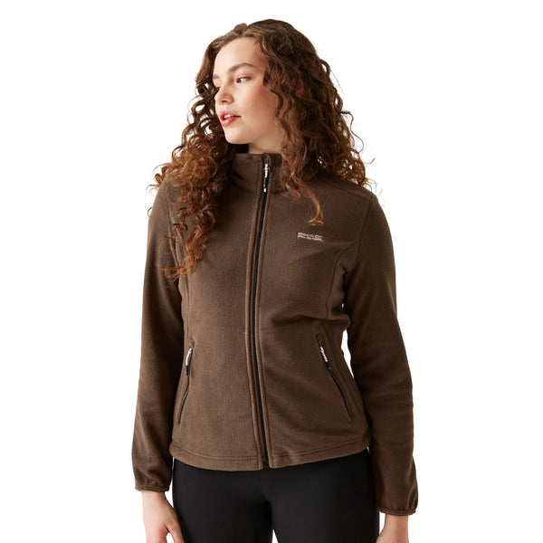 Women's Regatta Floreo IV Full Zip Fleece - Bueno Brown