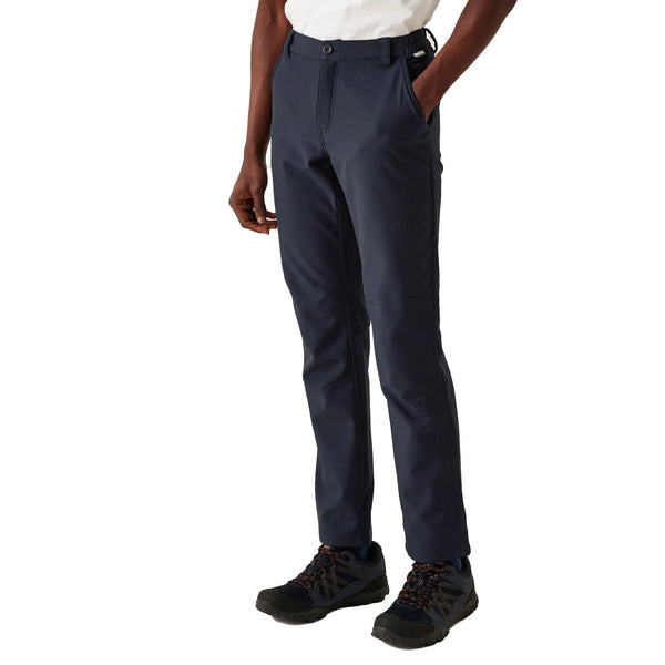 Men's Regatta Fenton Softshell Walking Trousers - Navy