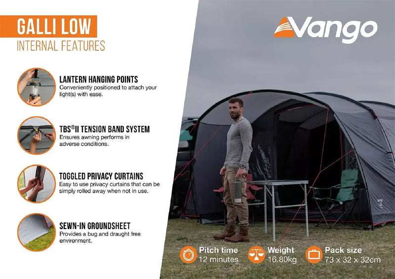 Vango Galli Low Internal Features