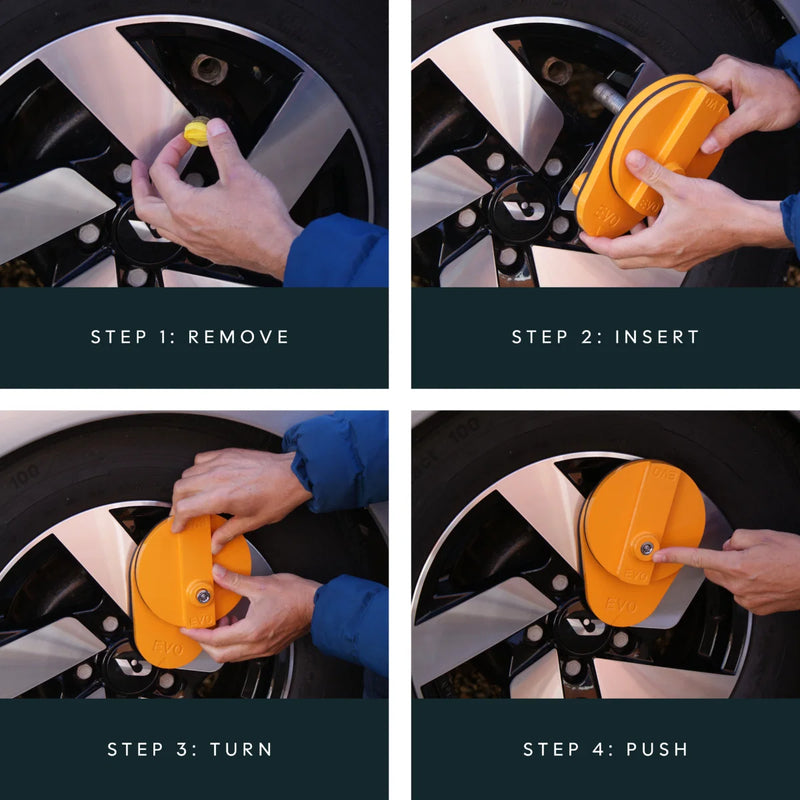 EVO Caravan Chassis Wheel Lock