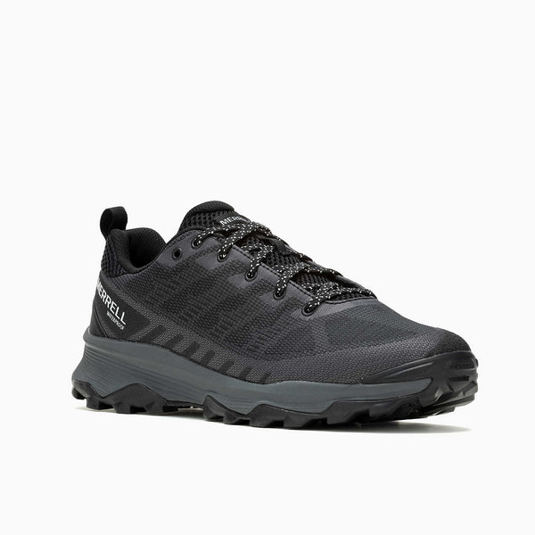 Merrell Men's Speed Eco Waterproof Walking Shoes - Black/Asphalt