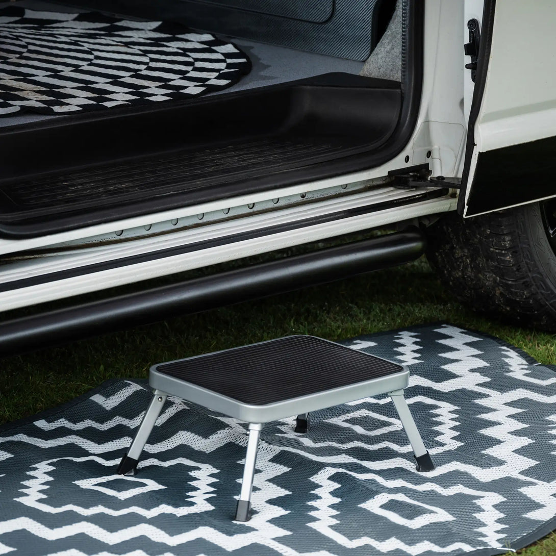 Maypole Folding Caravan Step - Compact, 150kg Capacity | Towsure UK