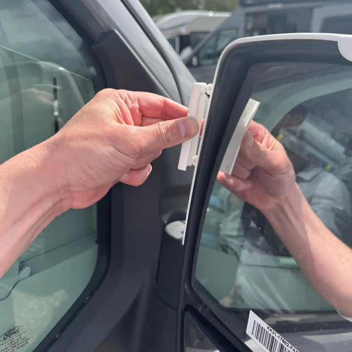 Milenco Transit Short Arm Mirror Protectors (Black) 2014 Onwards
