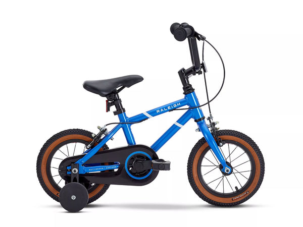 Raleigh Pop 12 Blue - 12" Wheel Boys Pavement Bike