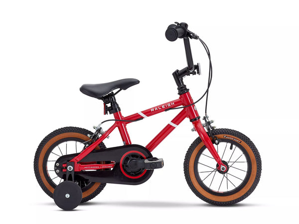 Raleigh Pop 12 Red - 12" Wheel Boys Pavement Bike