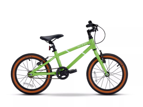 Raleigh Pop 16" Wheel Kids Bike - Green