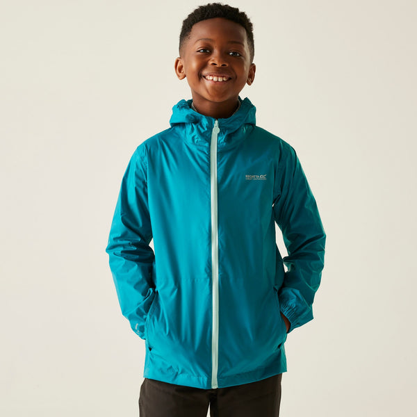 Regatta Pack-It III Kids Waterproof Jacket - Exotic Plume