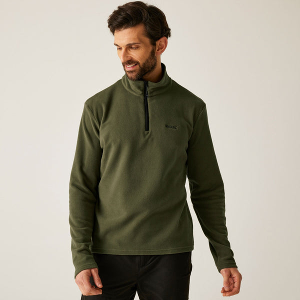 Regatta Thompson Men's Half-Zip Fleece - Olive Night