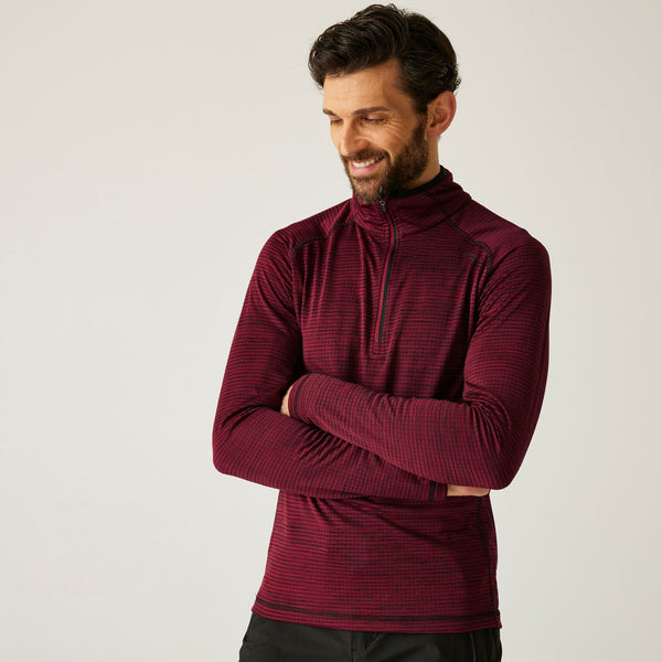Regatta Yonder II Men's Full-Zip Fleece - Maroon