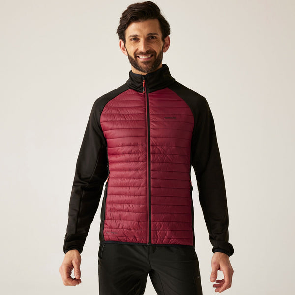 Regatta Clumber Men's Hybrid Jacket - Maroon