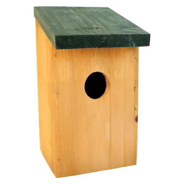 Redwood Wooden Nesting Box for Small Garden Birds