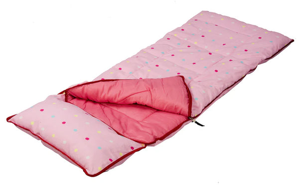 Sunncamp Pink Dotty Junior Sleeping Bag