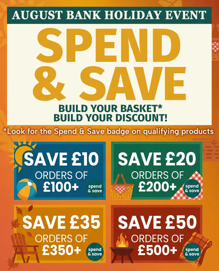 August Bank Holiday Sale Event - Spend & Save Offer