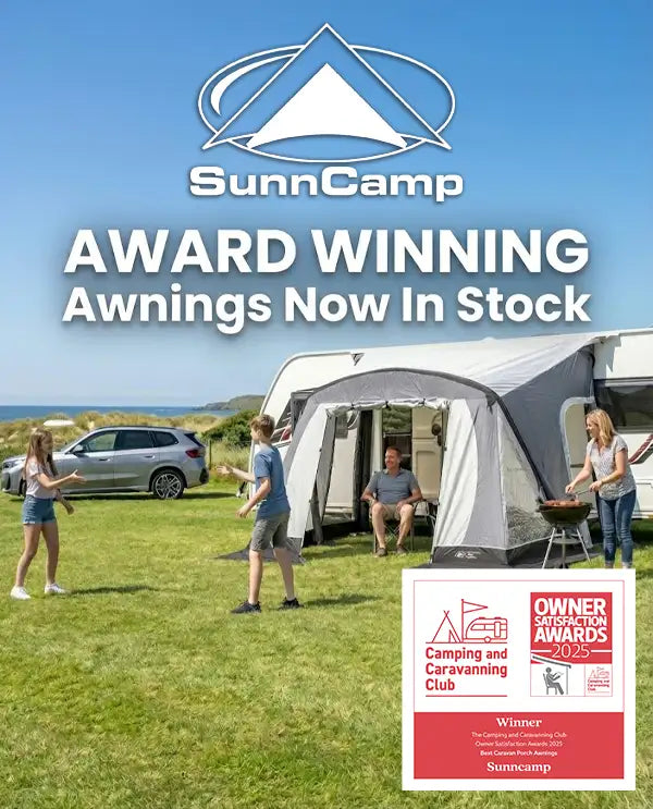 Award-Winning SunnCamp Awnings In Stock