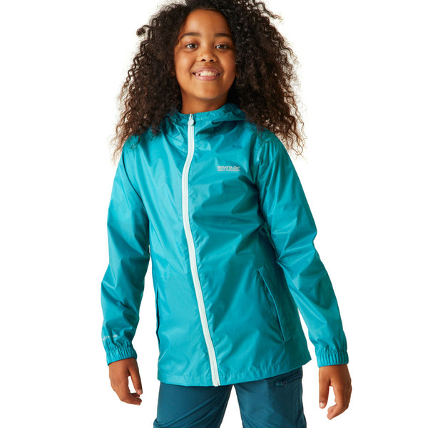 Kids' Regatta Pack It Waterproof Packaway Jacket - Tahoe Blue