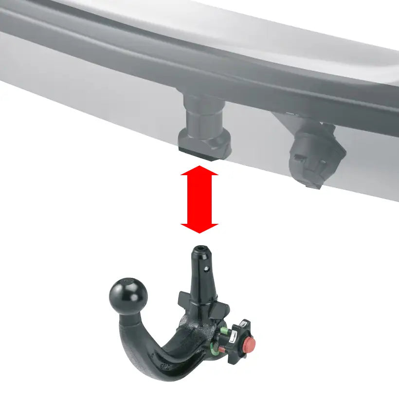 Westfalia Gancio Traino Rimovibile per Hyundai Tucson, 07/2015-06/2018, Viene fornito come un set con un kit di cablaggio Westfalia specifico per veicoli a 13 pin Westfalia Gancio Traino Rimovibile per Hyundai Tucson, 07/2015-06/2018, Viene fornito come un set con un kit di cablaggio Westfalia specifico per veicoli a 13 pin