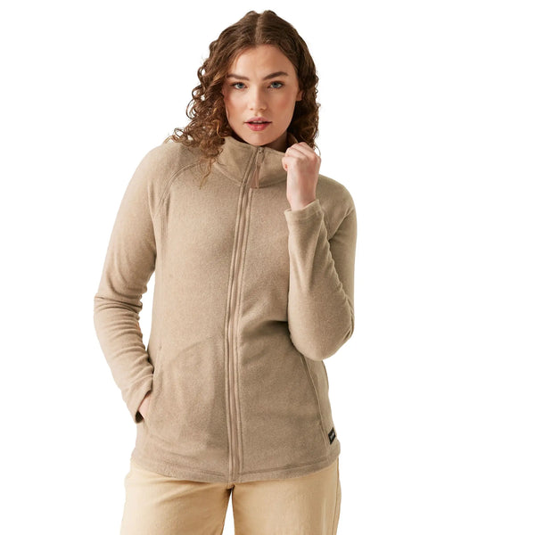 Women's Regatta Mayse Full Zip Fleece - Warm Taupe