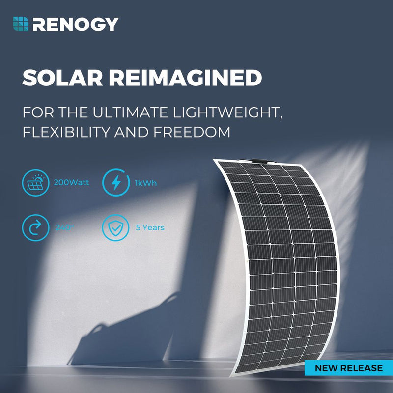 Renogy CORE 200W Flexible Solar Panel