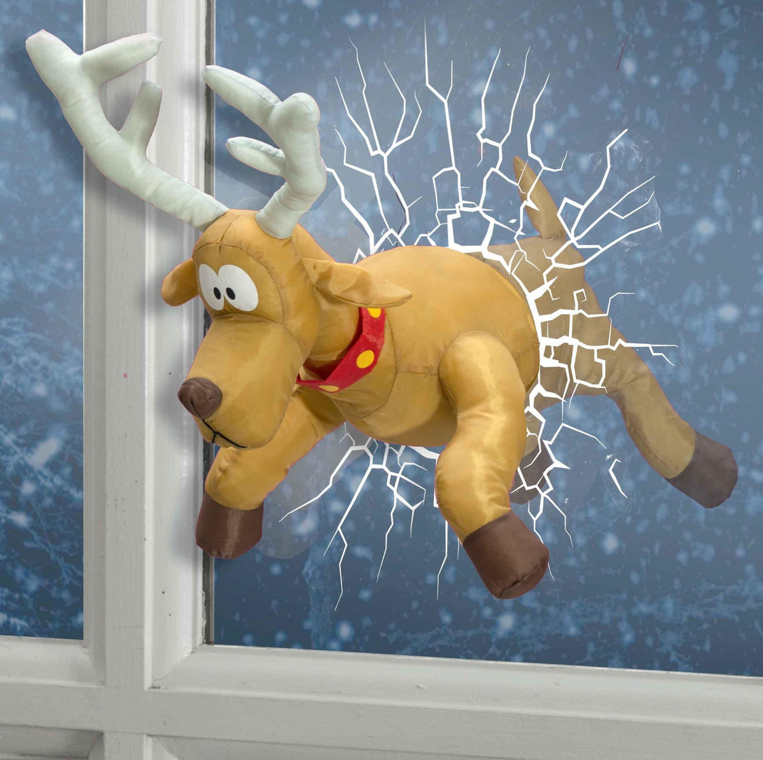 Animated Reindeer Through Window - 55cm - Towsure