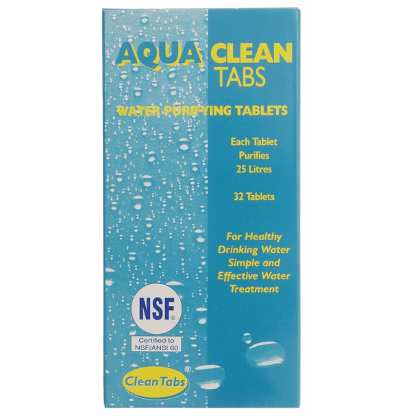 Aqua Clean Tabs - Water Purifying Tablets - Towsure