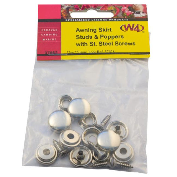 Awning Skirt Studs And Poppers - Towsure