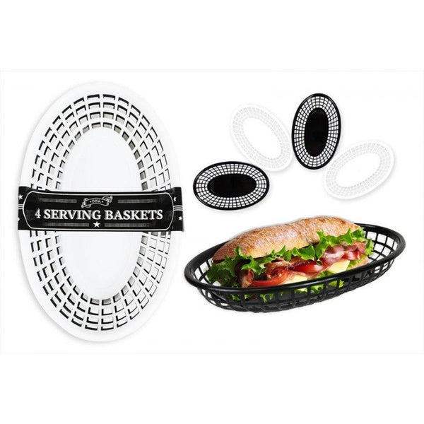BBQ Burger Serving Baskets (4pc)