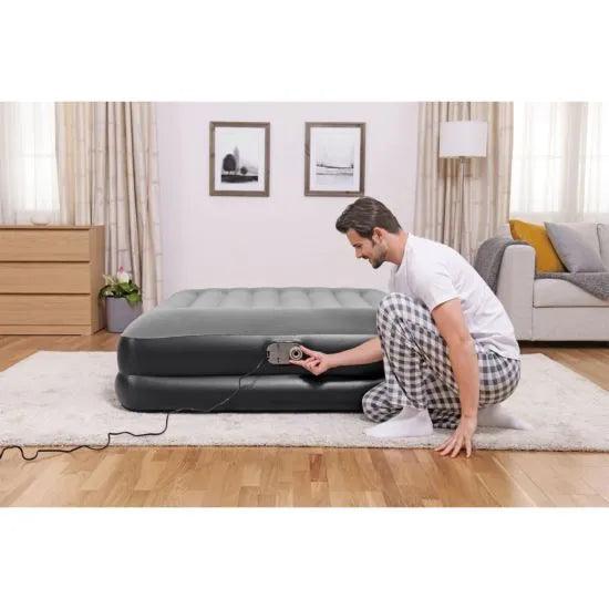 Bestway Tritech Queen Double Air Bed With Built-In AC Pump - Towsure