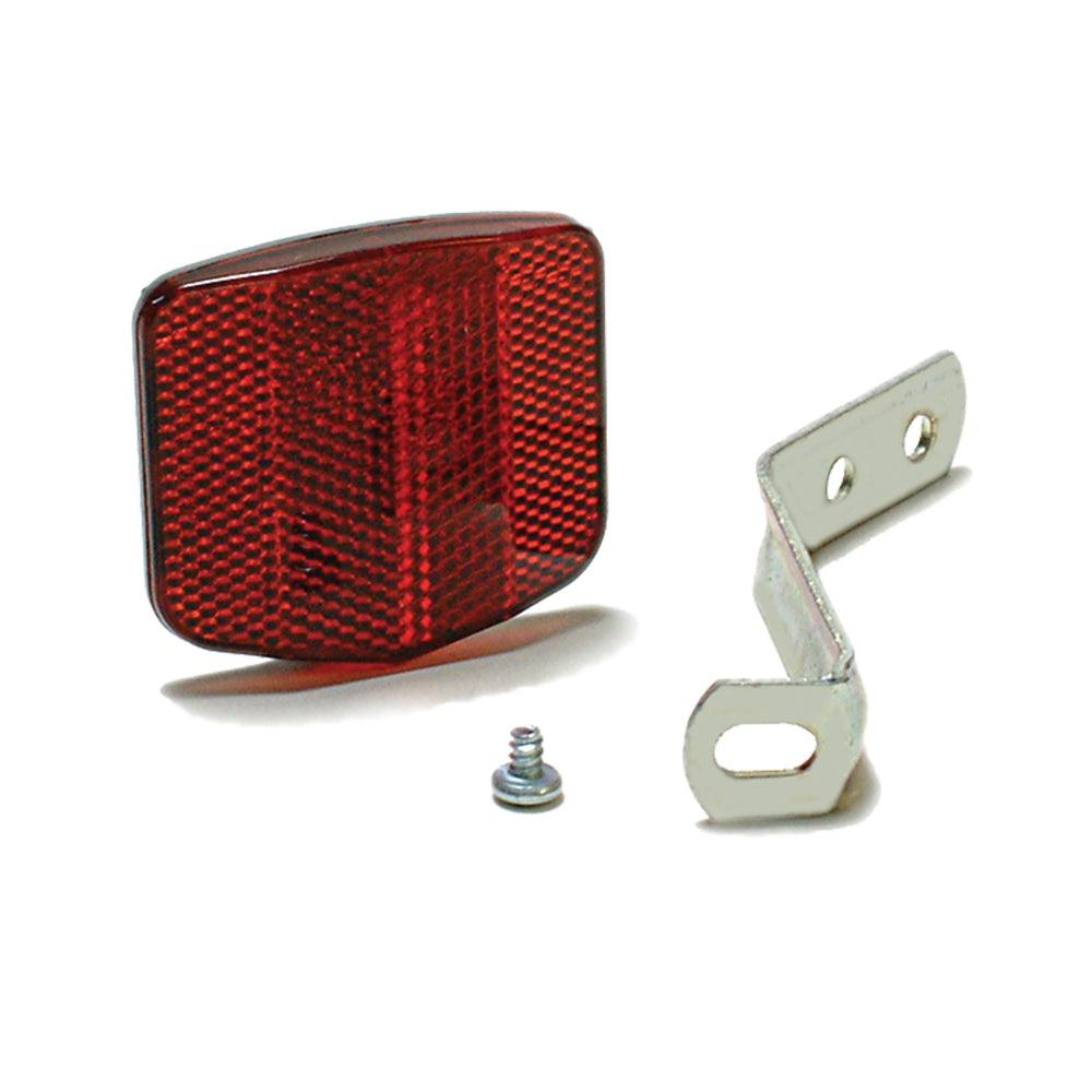 Bicycle Rear Red Reflector with Steel Bracket