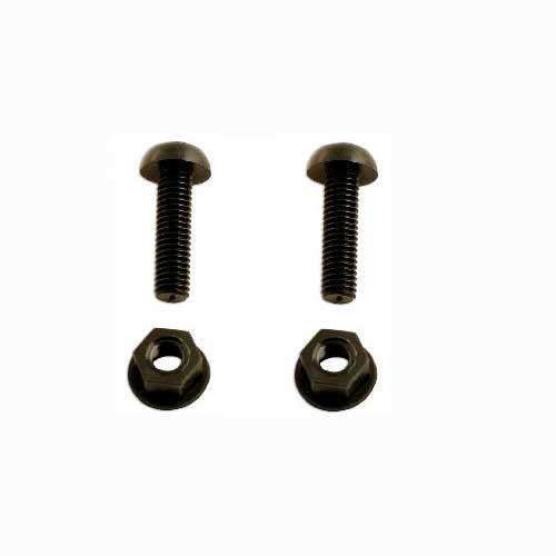Black Number Plate Fixing Bolts - Pair - Towsure