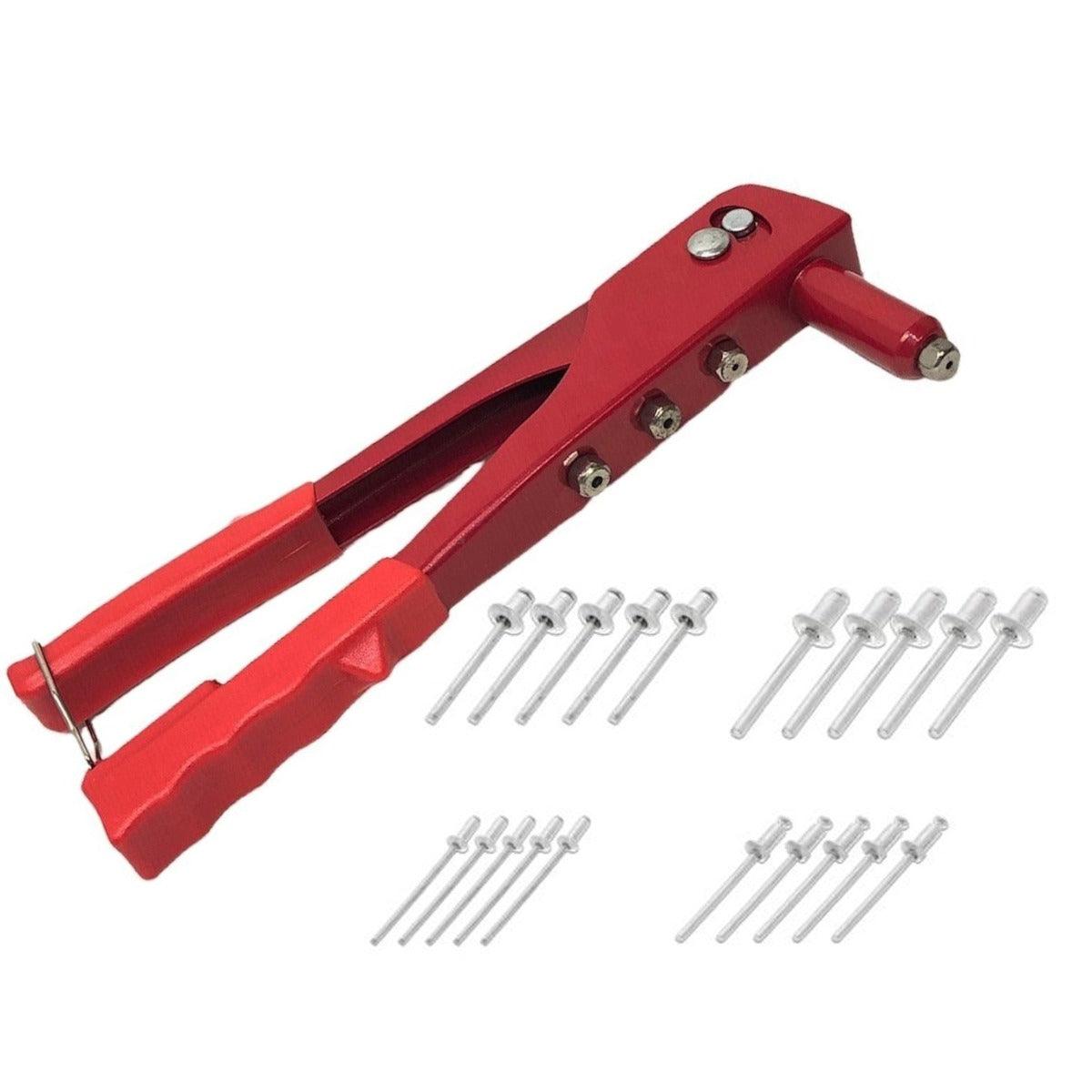 Blackspur DIY Hand Riveter - Rivet Gun Kit with 30 Rivets – Towsure