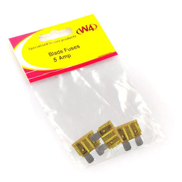 Blade Fuses 5 Amps - Pack of 3 - Towsure