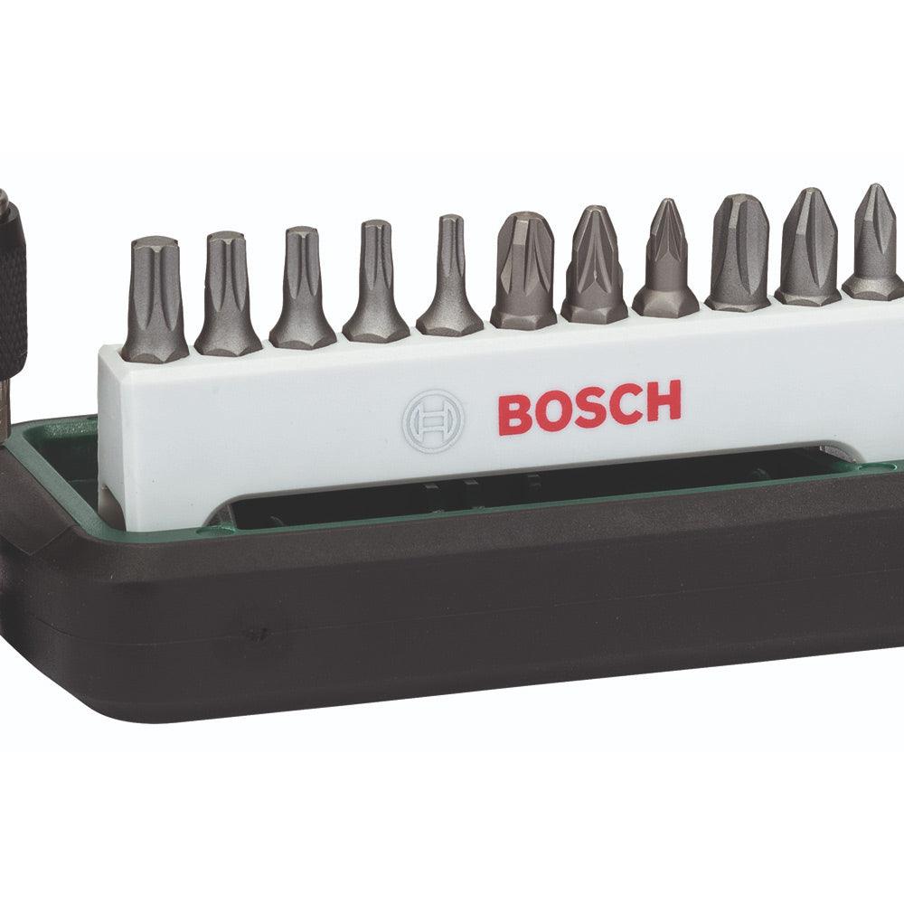 Bosch Pozidriv, Torx & Philips Bit Set with Holder