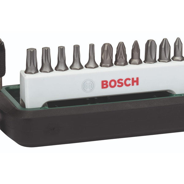 Bosch Pozidriv, Torx & Philips Bit Set with Holder