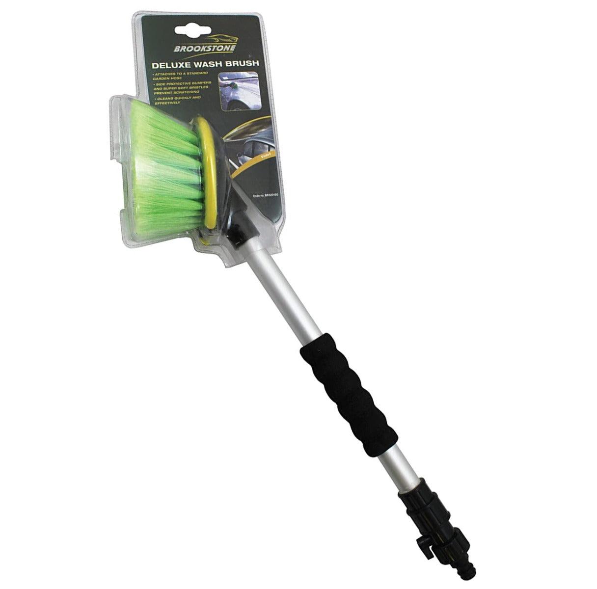 Brookstone Deluxe Water Fed Car Wash Brush Towsure