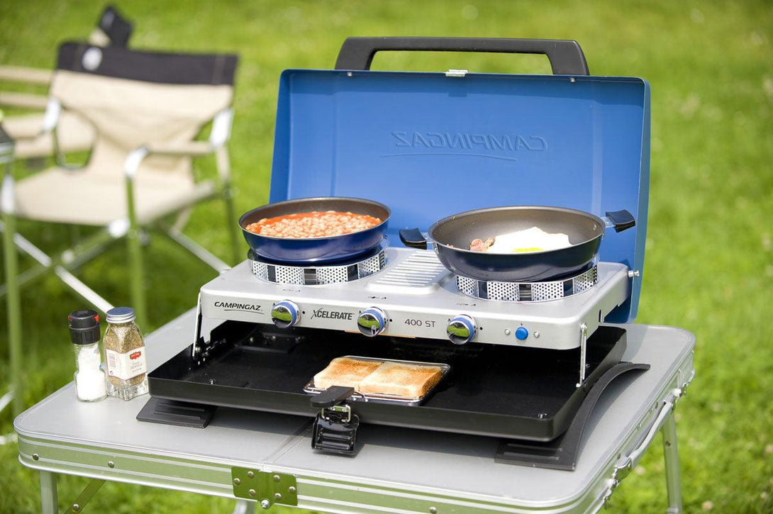Campingaz 400ST Double Burner Stove & Grill - Towsure