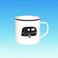 Caravan Retro Metal Mug - Towsure