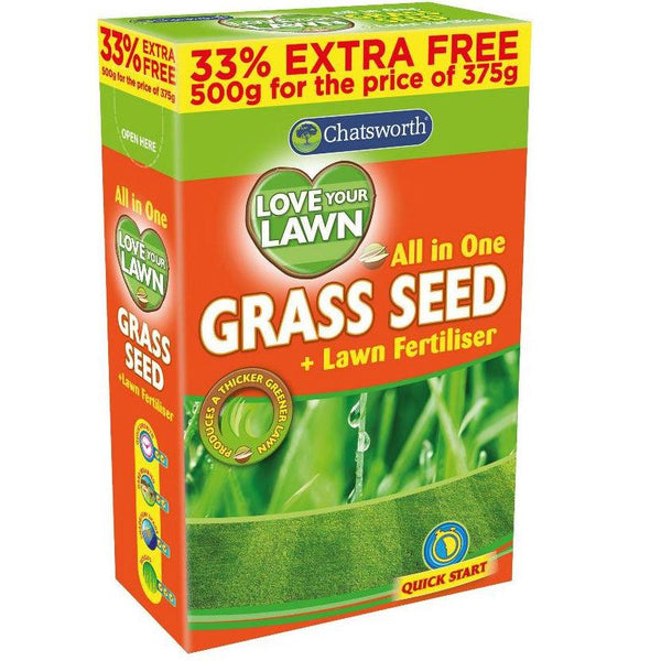 Love Your Lawn Grass Seed and Fertiliser Premix