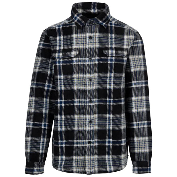 Trespass Checkley Men's Shacket - Black Check