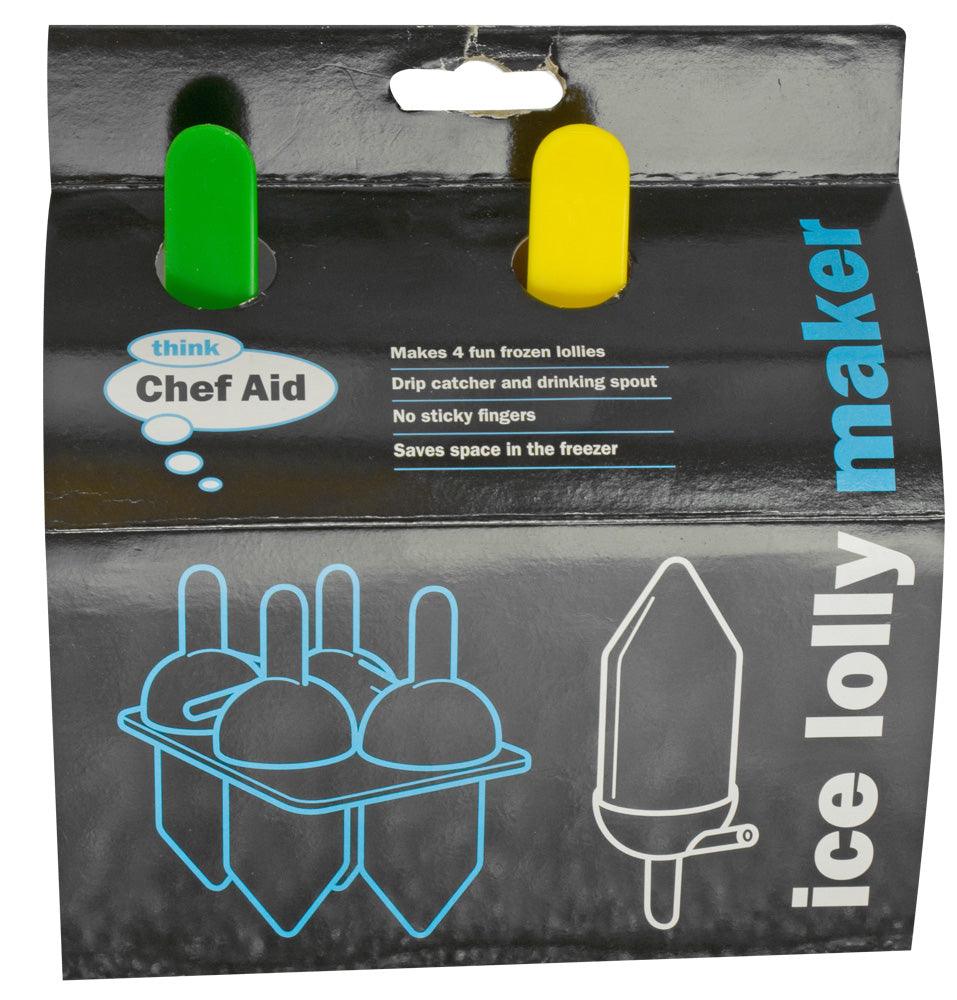 Chef Aid Ice Lolly Moulds - Pack of 4 - Towsure