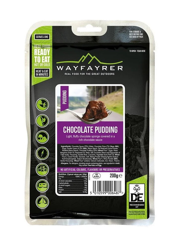 Wayfayrer Camping Meal - Chocolate Sponge Pudding